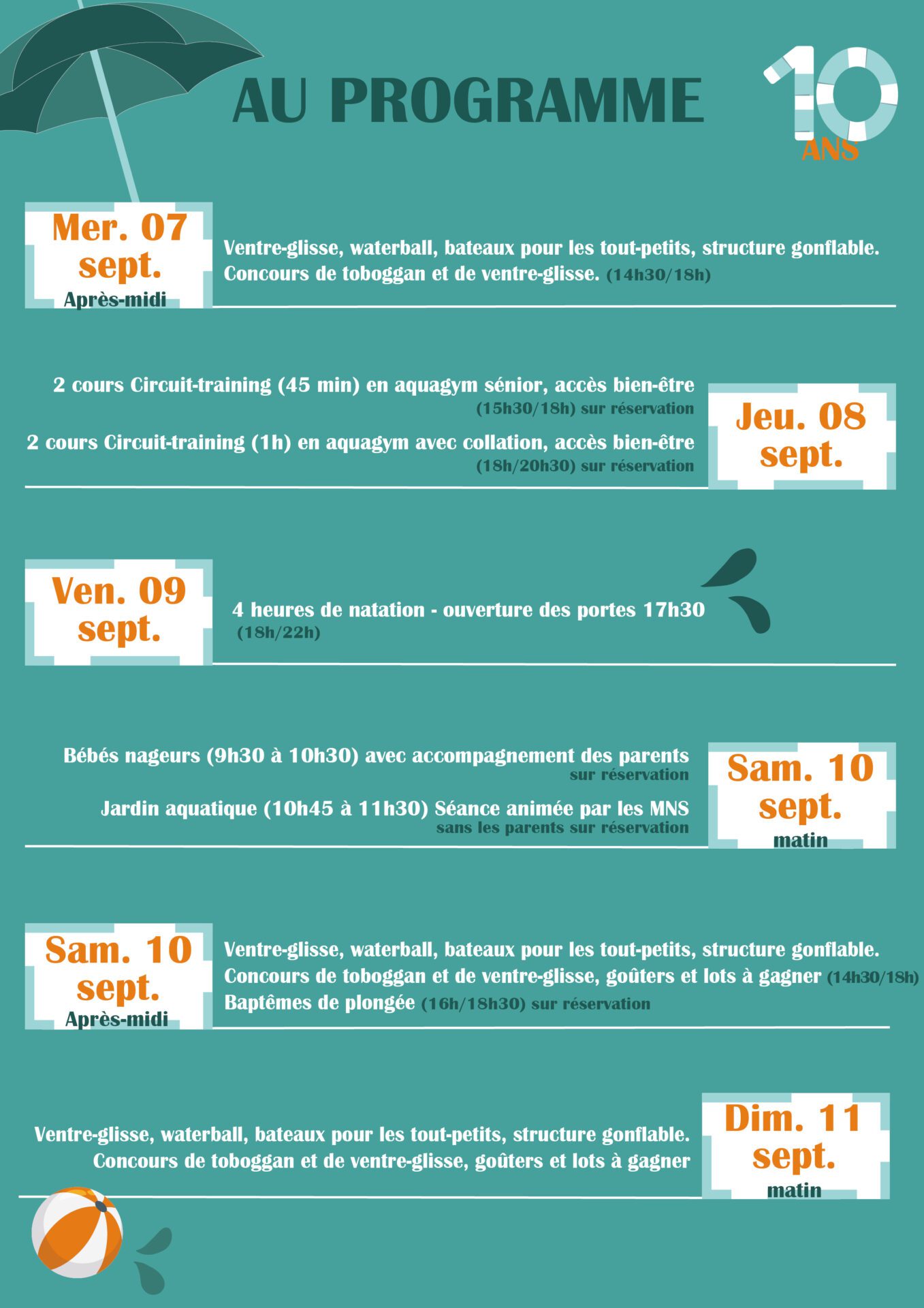 programme aqualud