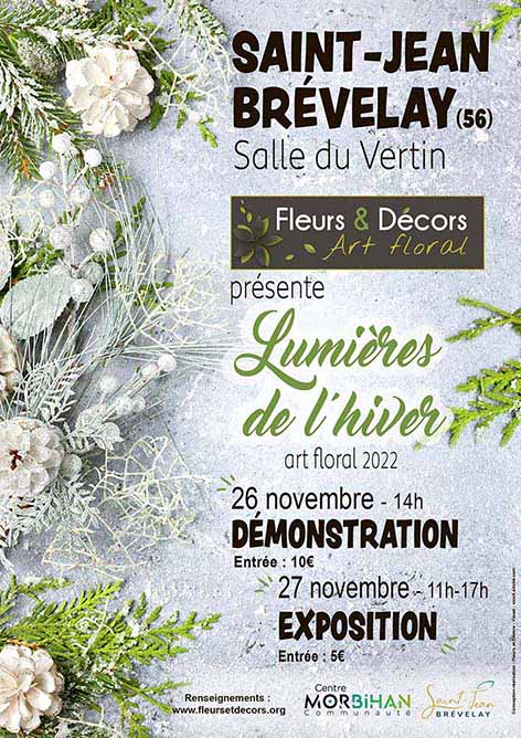 Démonstration et exposition d'art floral "Lumières de l'hiver"