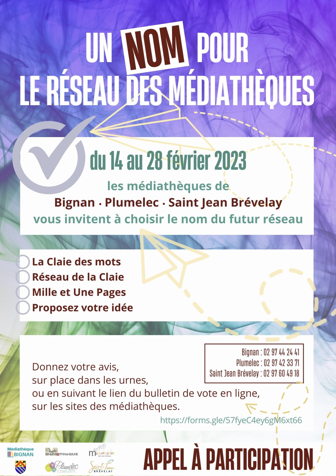 Un nom pour le réseau des médiathèques