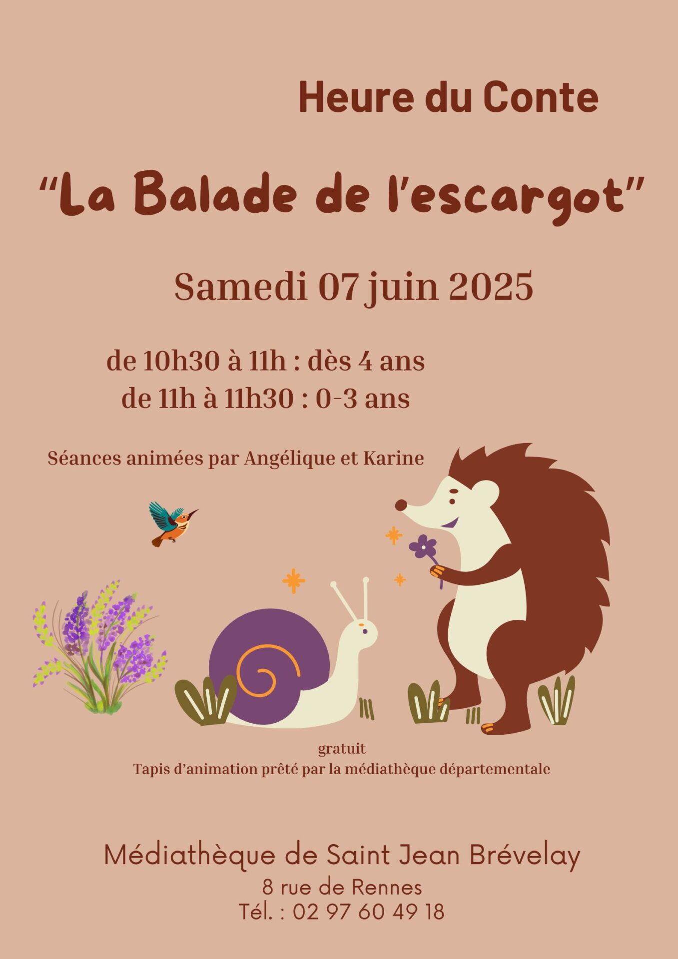 Heure du Conte "La balade de l'escargot"