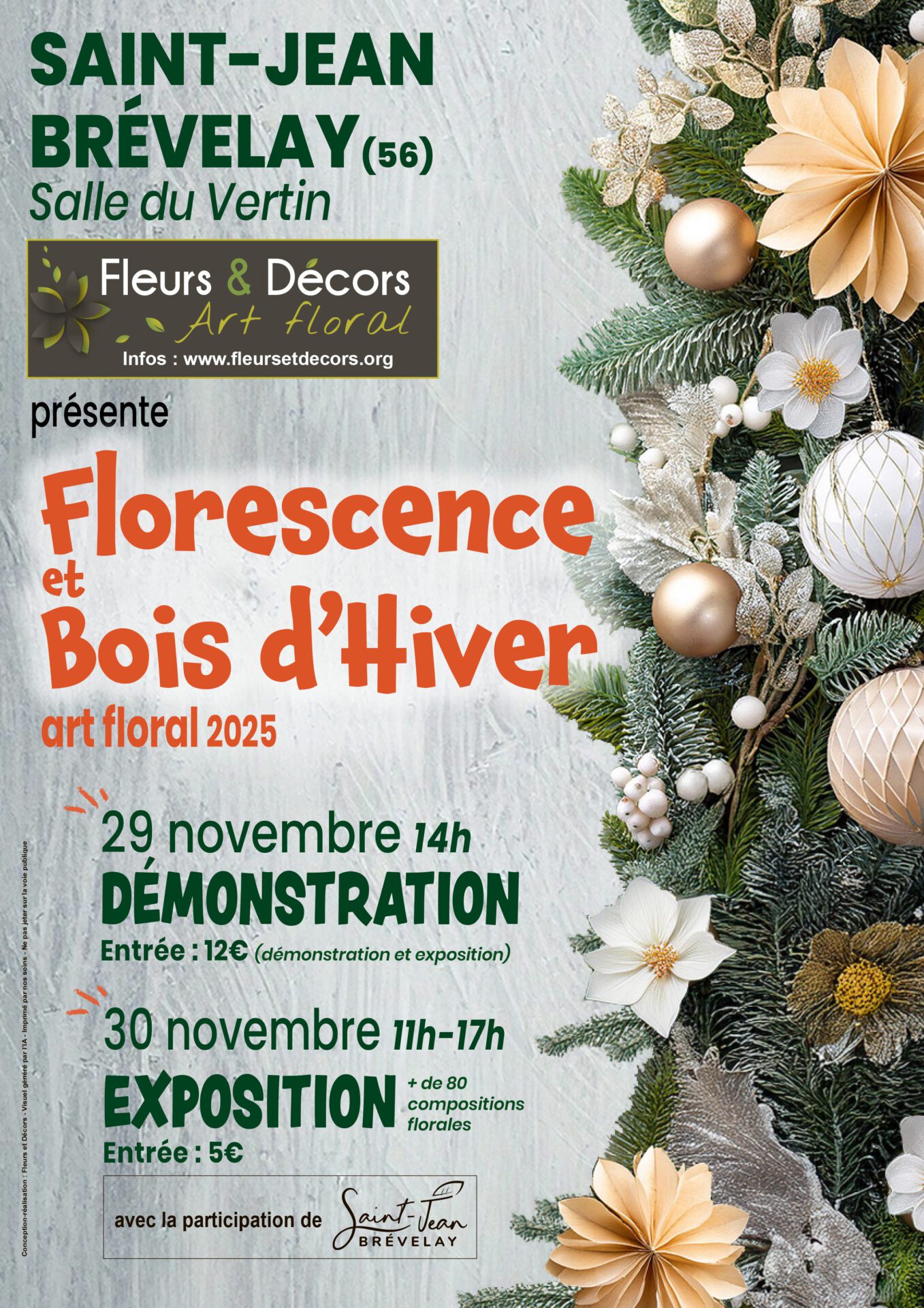 Démonstration d'art floral