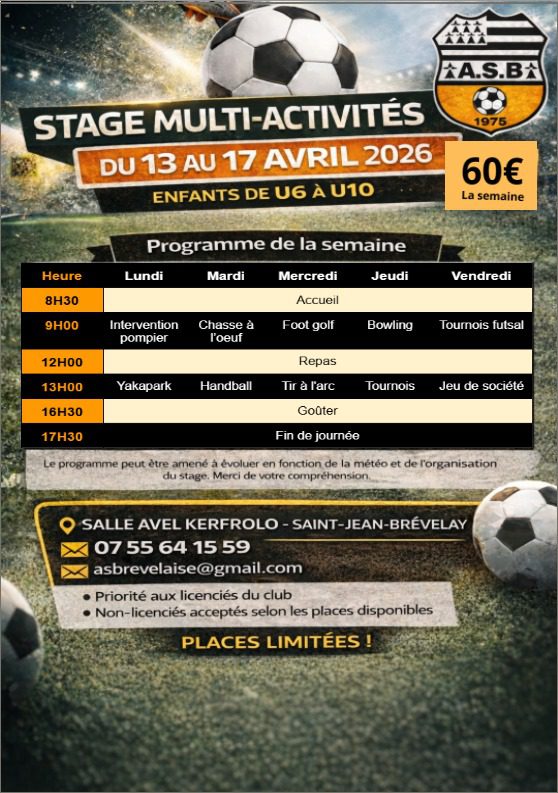 Stage multi-activités