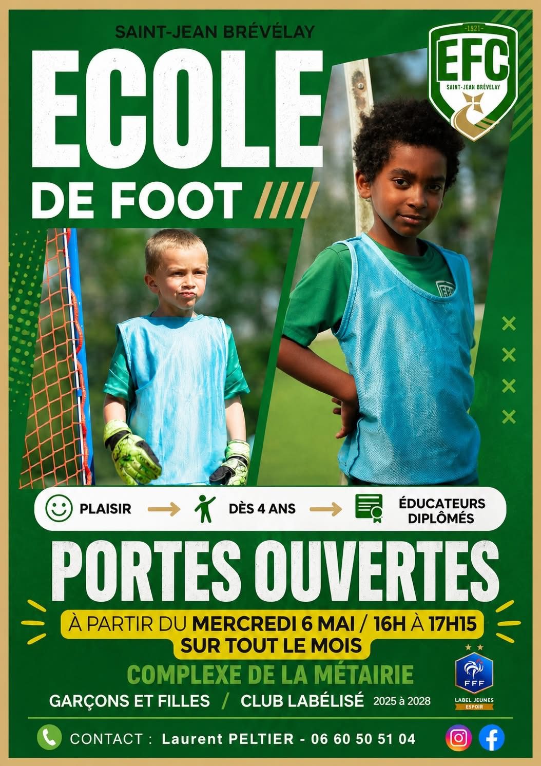 EFC: Portes ouvertes École de foot