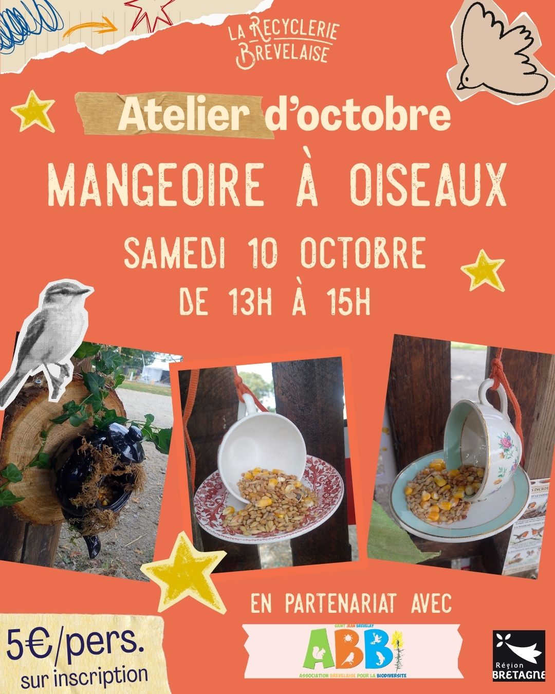Fabrication d'une mangeoire à oiseaux