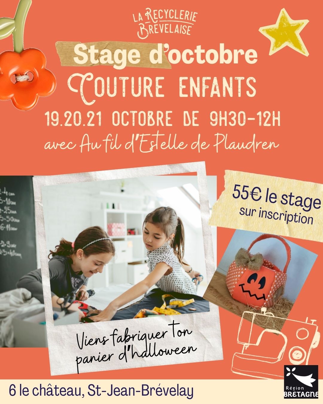 Stage de couture enfants