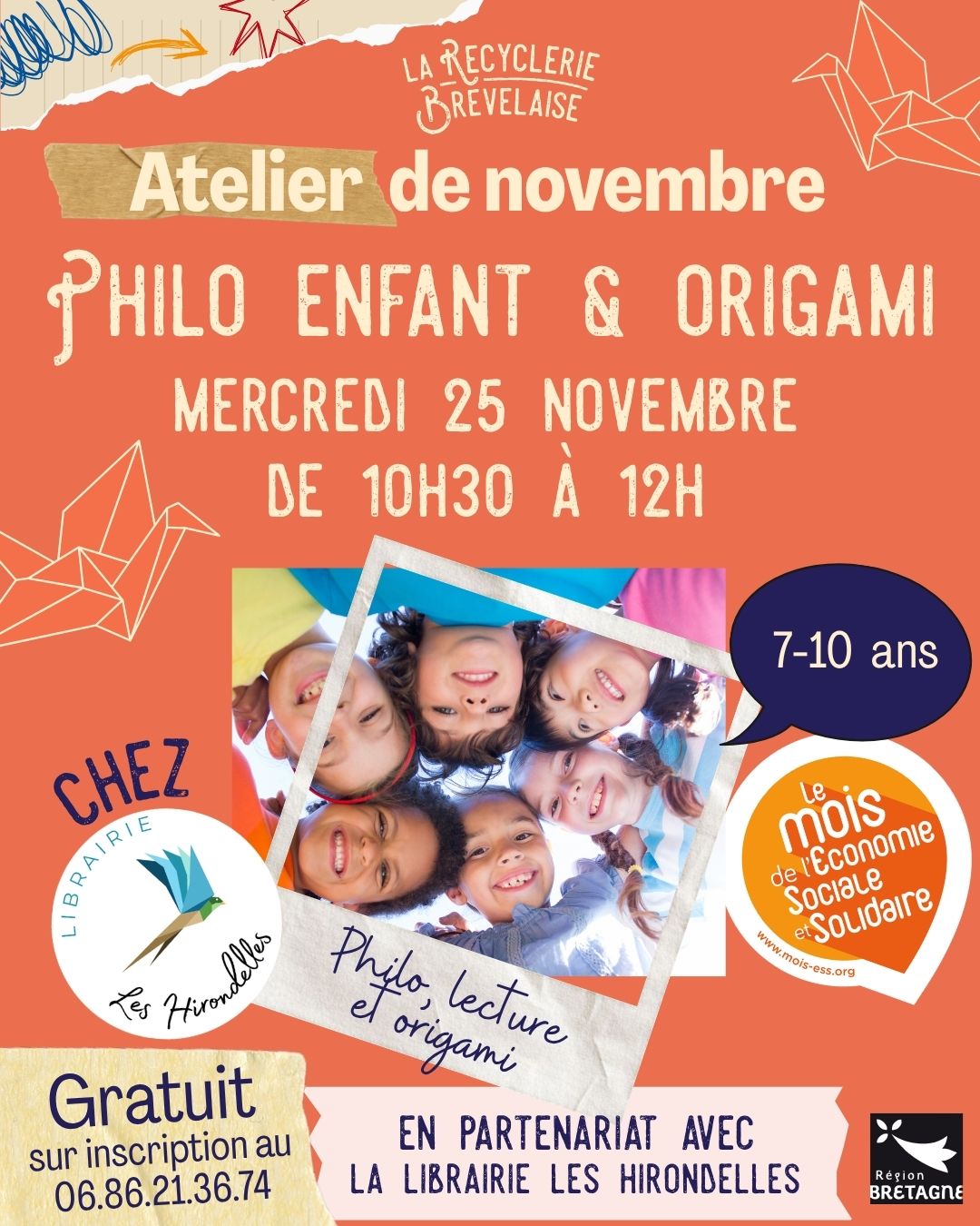Atelier philo enfants et origami